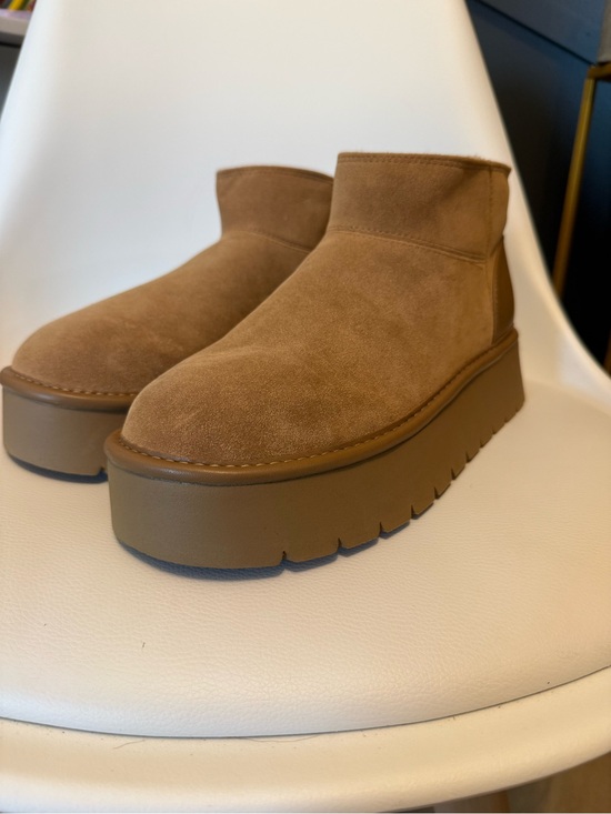 wild fable Shoes - ☀️🌊 Wild Fable Missy Platform Women’s Suede Platform Ankle Boot in Chestnut NWT